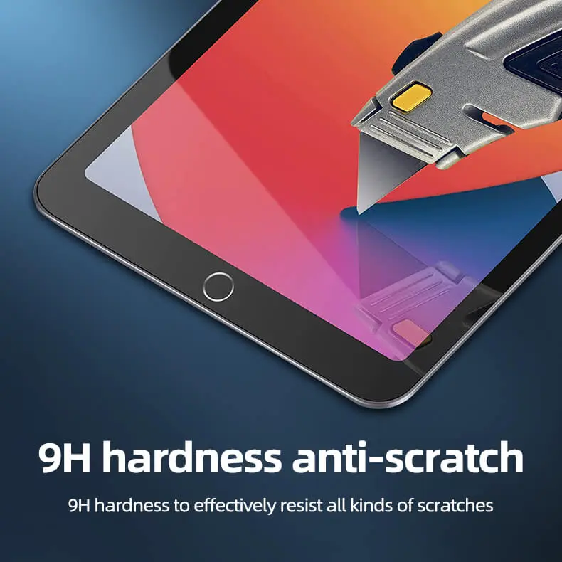 9H tempered glass screen protector for iPad